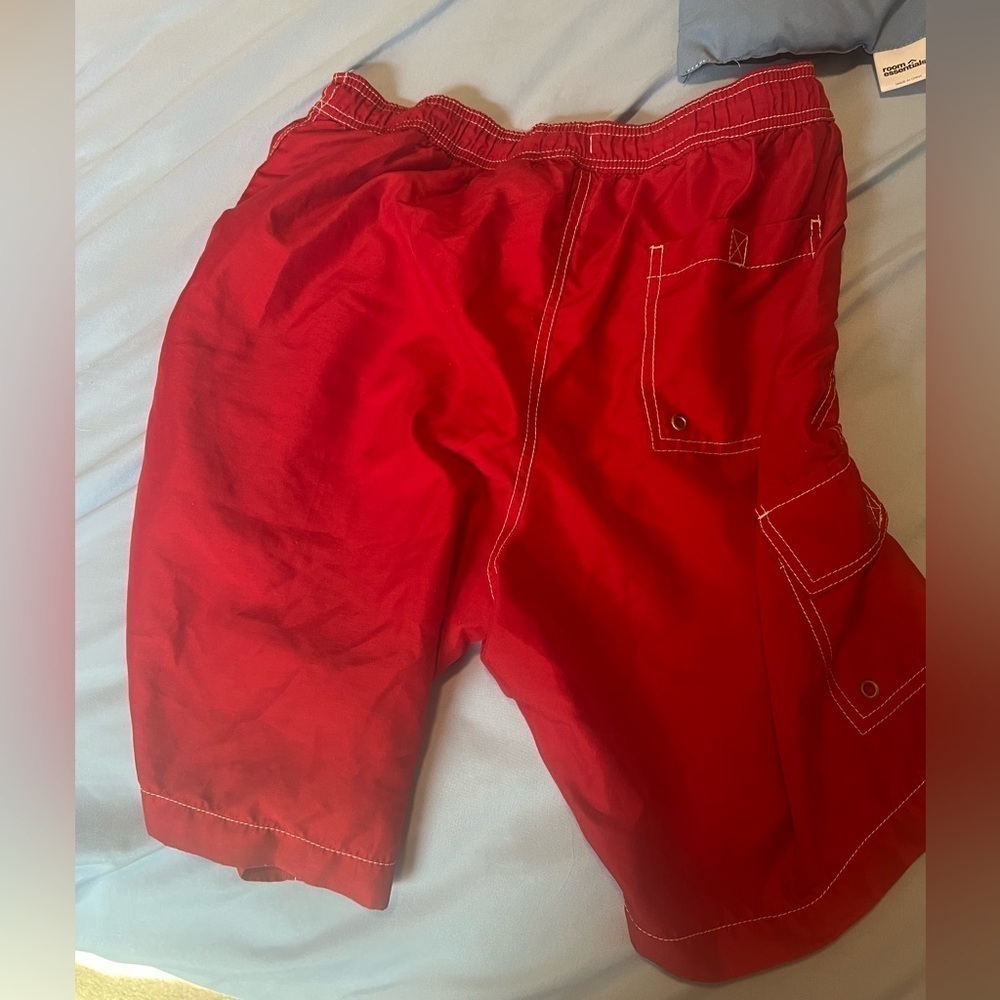 Men's 32/34 Red Bathing Suit - Picture 3 of 3